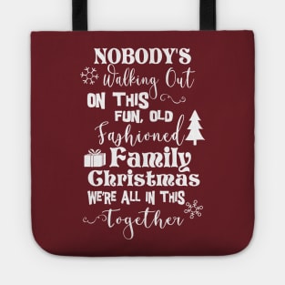 Old Fashioned Family Christmas Tote