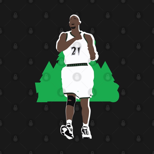 Kevin Garnett 'The Big Ticket' Minnesota Timberwolves by Jackshun