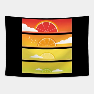 Citrus Sunset Tapestry