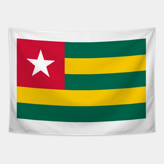 Flag of Togo Tapestry by COUNTRY FLAGS