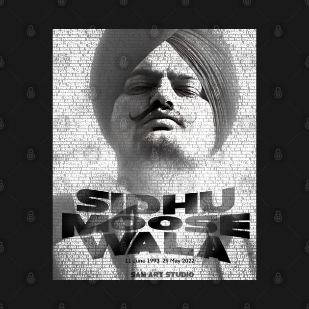 Sidhu Moosewala artwork by SAN ART STUDIO 