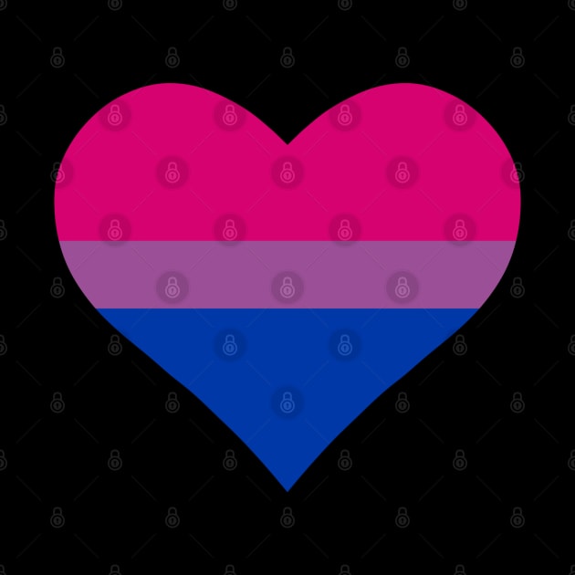 Bisexual Flag Heart by ThatGoodShirt