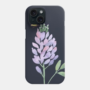 Alfalfa flower, original watercolor painting Phone Case