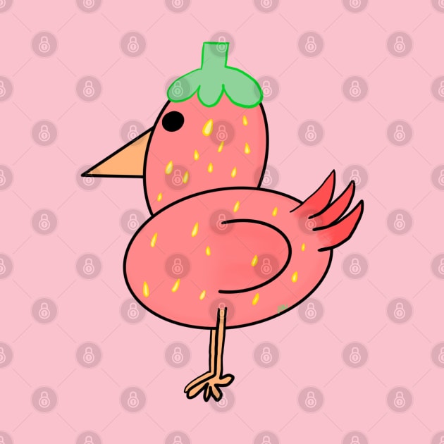 Strawberry Chicken by AlienClownThings