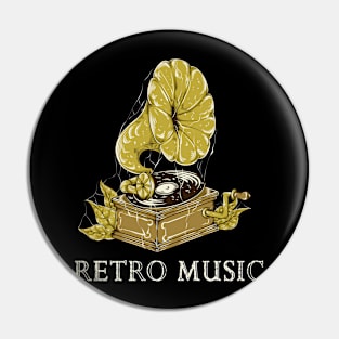 retro music Pin