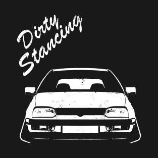 stance tuning dirty stancing very low car T-Shirt