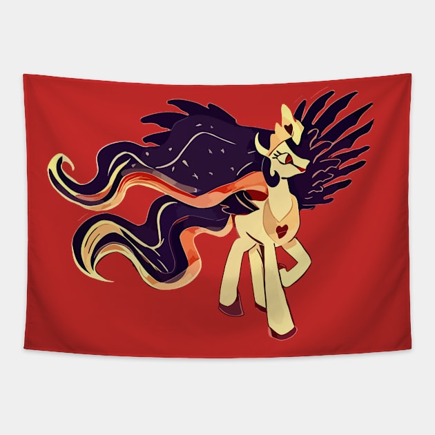 My Dark Pony Tapestry by Bespired