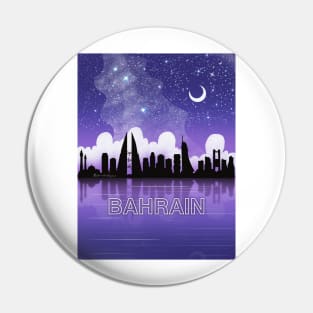 Bahrain Cityscape Pin