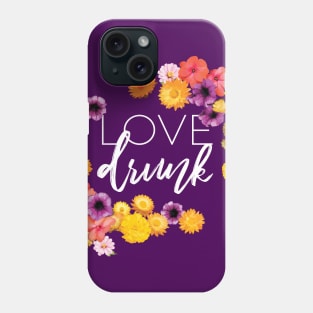 Love Drunk Cute Bride Bachelorette Party Design Phone Case