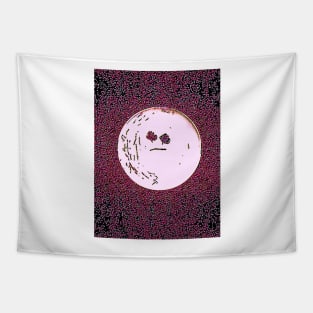 Pink Parsley Son Face Tapestry