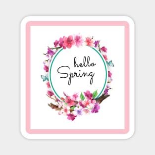 Hallo spring Magnet