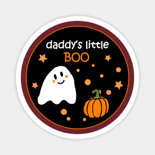 Daddy's Little Boo Halloween Costume Magnet