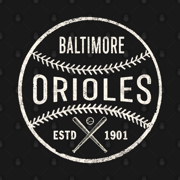 Vintage Baltimore Orioles by Buck Tee by Buck Tee