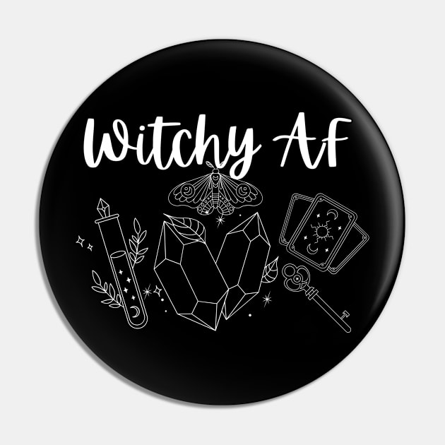 Witchy AF Pin by Empress of the Night’s Light LLC