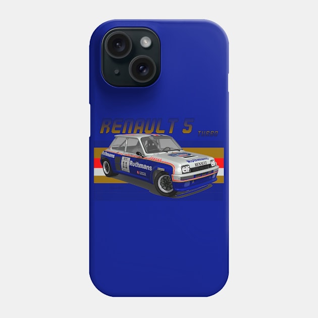 Renault 5 Turbo Group B Phone Case by PjesusArt