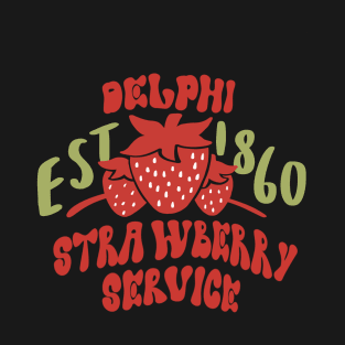 Delphi strawberry service pink T-Shirt