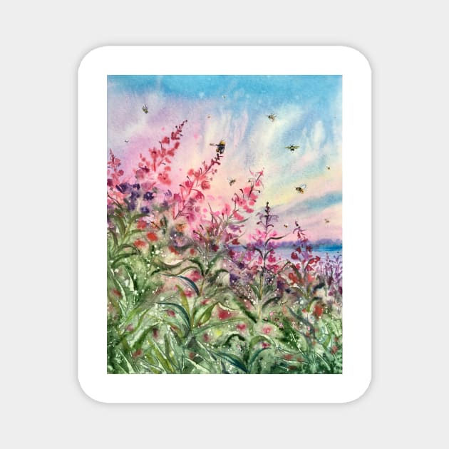 Wildflowers Magnet by EL_ART