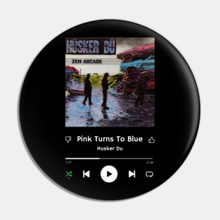 Stereo Music Player - Pink Turns To Blue Pin