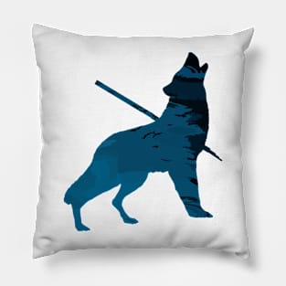 Hurt Wolf Pillow