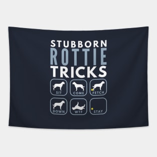 Stubborn Rottweiler Tricks - Dog Training Tapestry