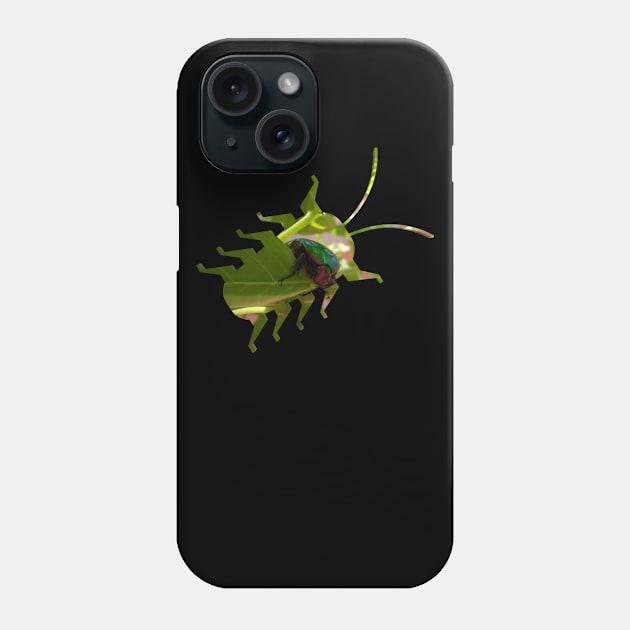 bug green Phone Case by FromBerlinGift