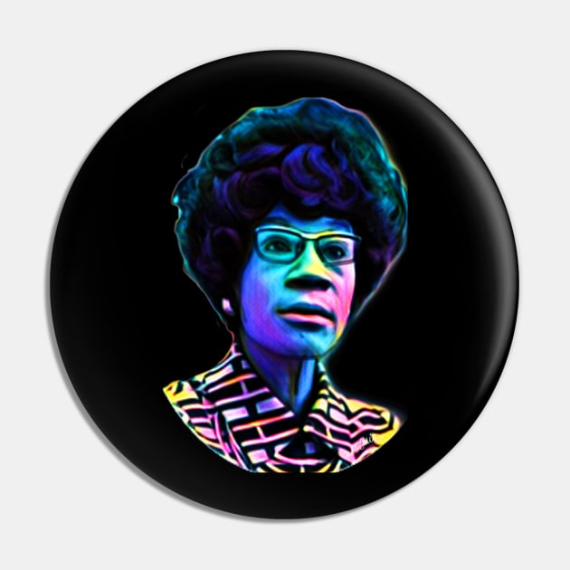 BHM: Shirley Chisholm Pin by Esoteric Fresh 