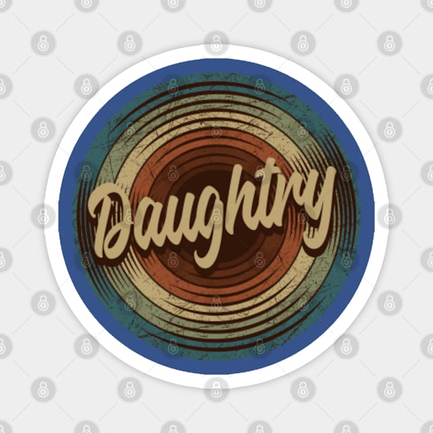 Daughtry Vintage Vinyl Magnet by musiconspiracy