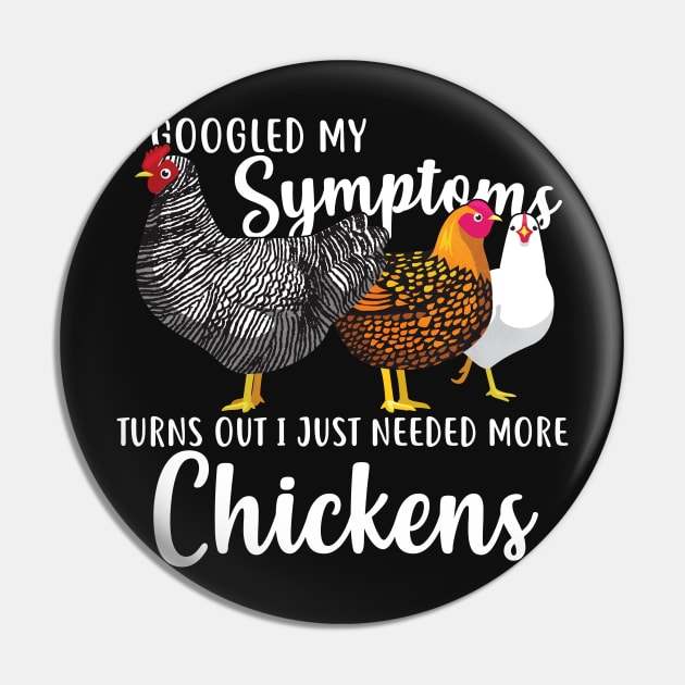 Need More Chickens Pin by Psitta