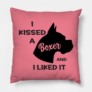 I KISSED A BOXER T-SHIRT Pillow