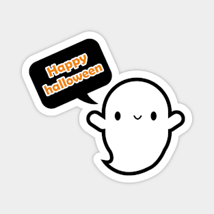 ghost in halloween Magnet