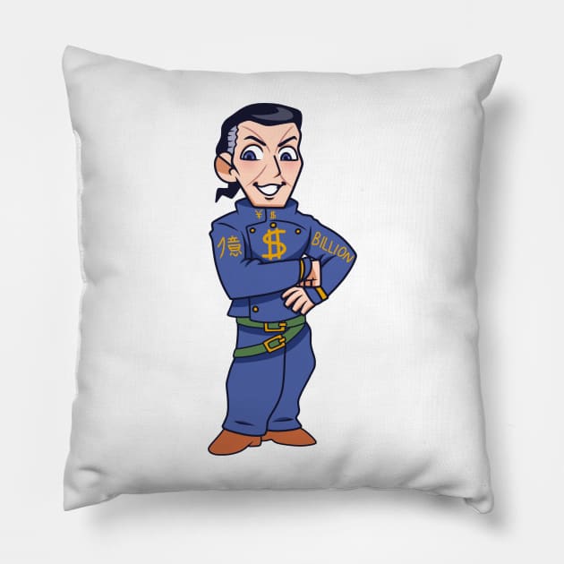 Mini Okuyasu Nijimura Pillow by emmydragonartz 