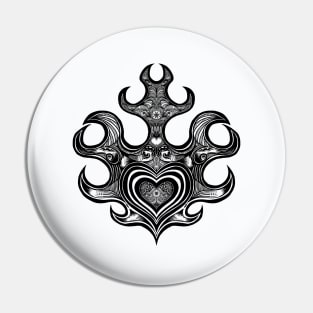 Heart of fire Pin