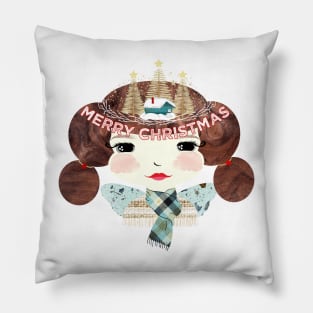 Christmas Angel Chloe--Merry Christmas Pillow