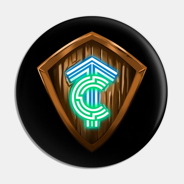 Shield Logo Pin by cypheroftyr