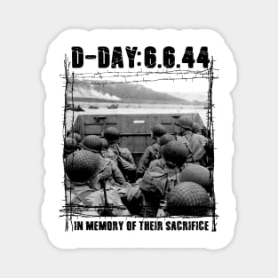 D-Day: In memory of their sacrifice - WW2 Magnet