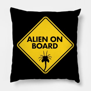 XENOMORPH ON BOARD Pillow