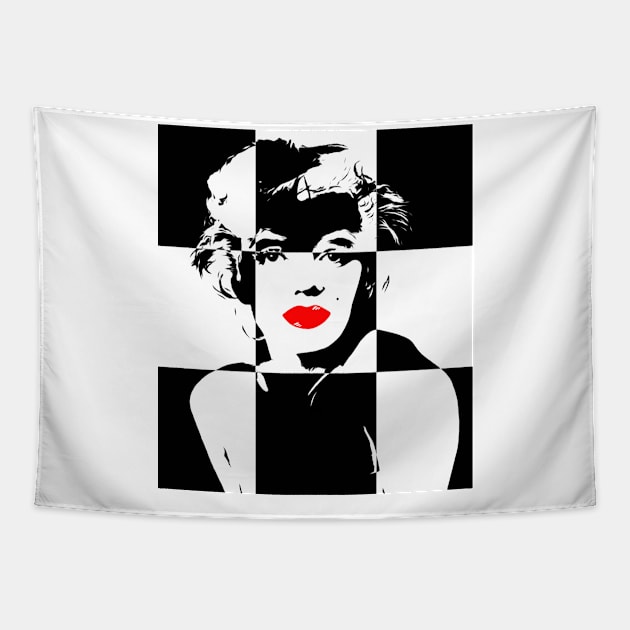 Marilyn Mod #1 Tapestry by SiSuSiSu