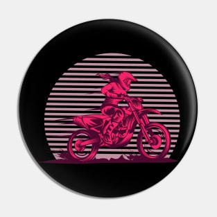 Sunset Rider: Lady Blazes Trails in Style (Off-road motorcycle) Pin