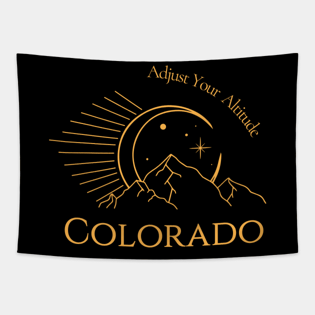 Colorado skiing - Colorado Hiking Tapestry by UbunTo