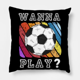 Retro Soccer Pillow