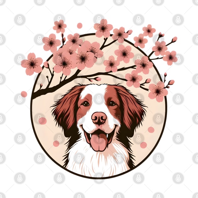 Brittany Enjoys Spring Amidst Cherry Blossoms Splendor by ArtRUs