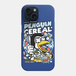 Retro Cereal Box Penguin Cereal // Junk Food Nostalgia // Cereal Lover Phone Case