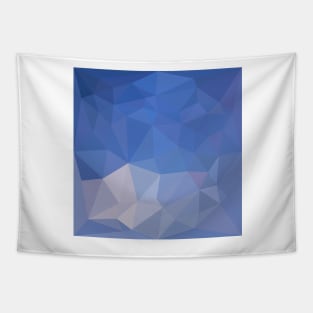 Powder Blue Abstract Low Polygon Background Tapestry