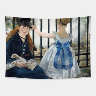 The Railway by Edouard Manet Tapestry