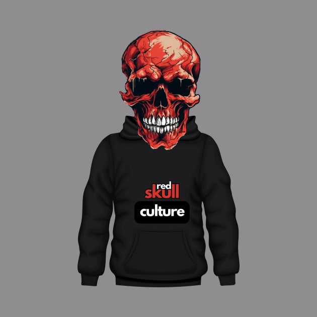 Red Skull Culture, Festival t-shirts, Unisex t-shirts, tees, men's t-shirt, women's t-shirt, summer t-shirts, trendy t-shirt, hoodies, gifts by Clinsh Online 