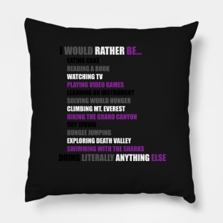 Asexual Pride: I Would Rather Be Pillow