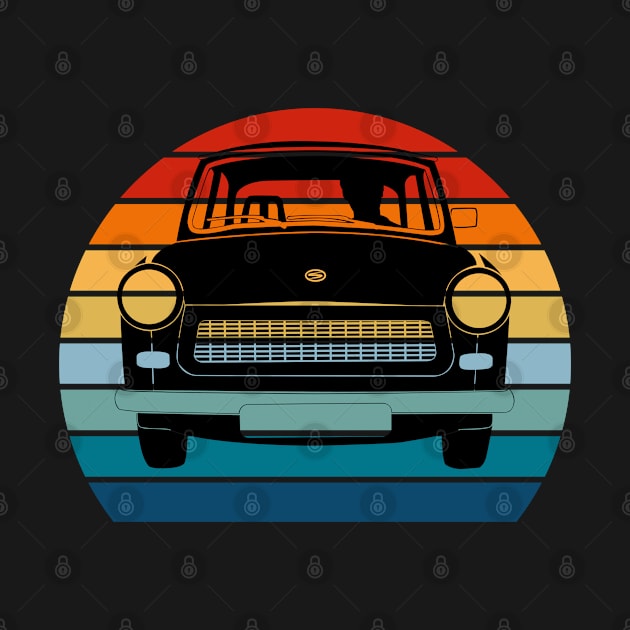 Vintage Sunset Classic Car Retro Design by Up 4 Tee