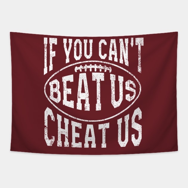 If You Can Beat Us Cheat Us Tapestry by HannessyRin