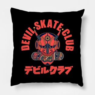 Devil Skate Club Pillow