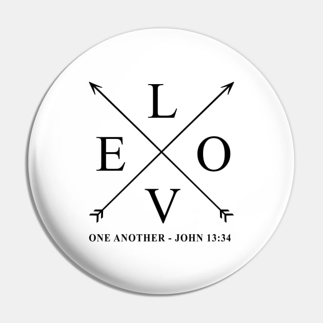 Love One Another John 13:34 Pin by KA Creative Design